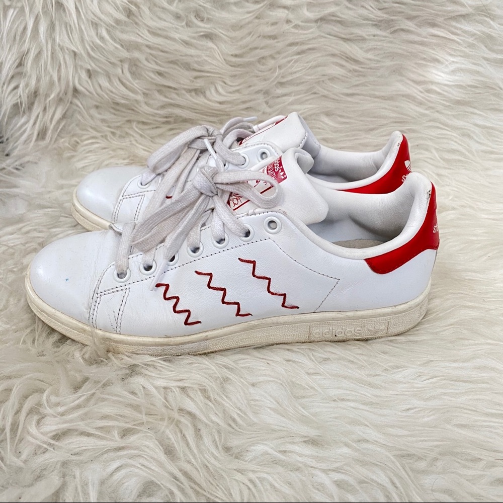 Adidas Originals Sam Smith red customized Red